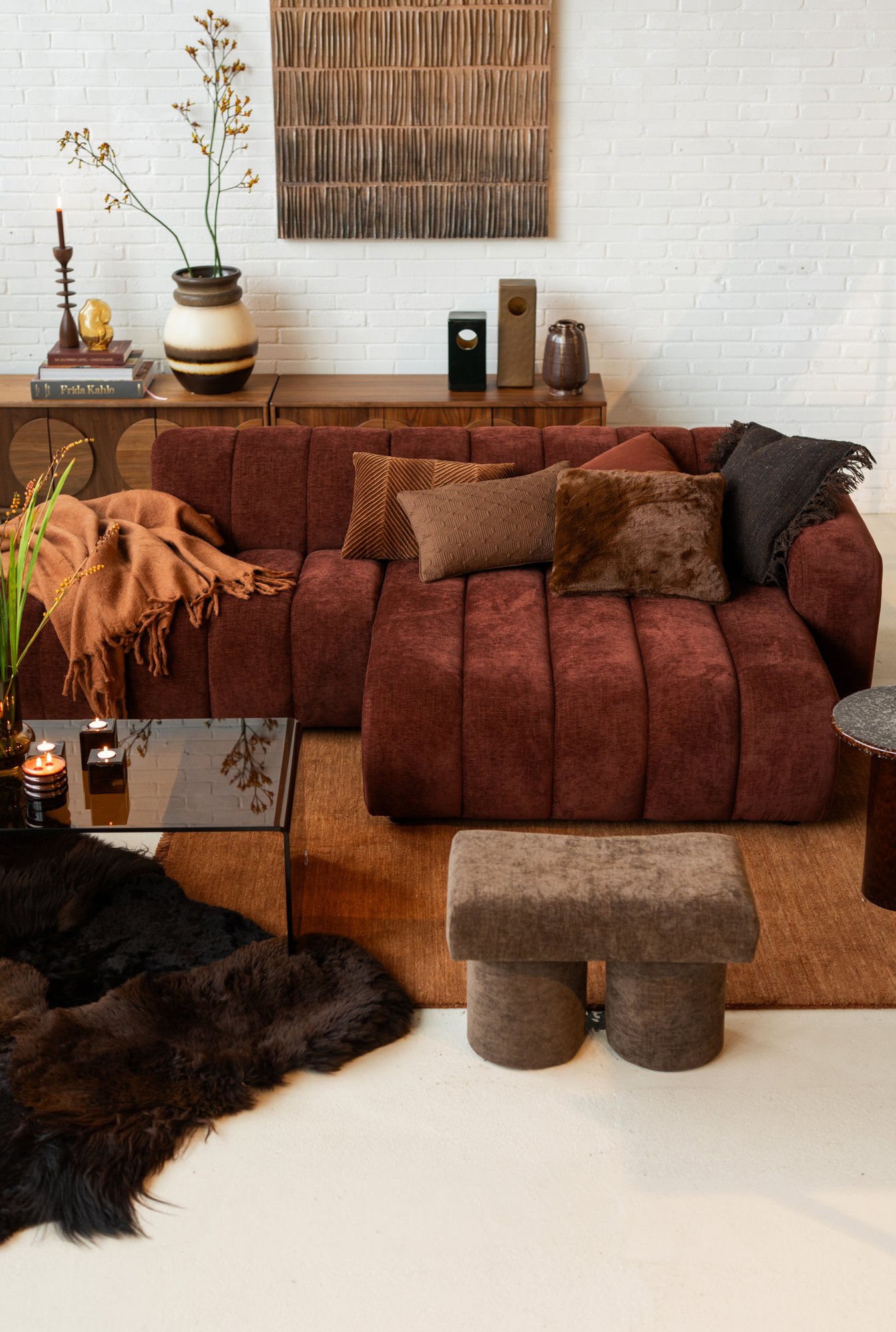 Fauteuil Dolce home burgundy