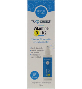 TS Choice Vitamine D3   K2 Spray 25ML
