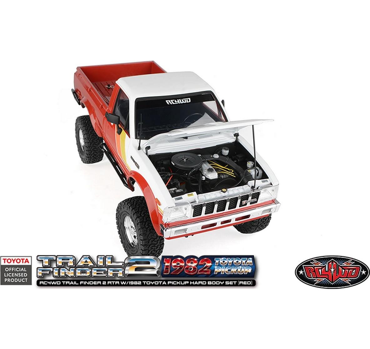 Scale Crawler Trail Finder 2 1982 Toyota, RTR, 1:10, Rot<br>1982 Toyota Pickup mit fester Karosserie