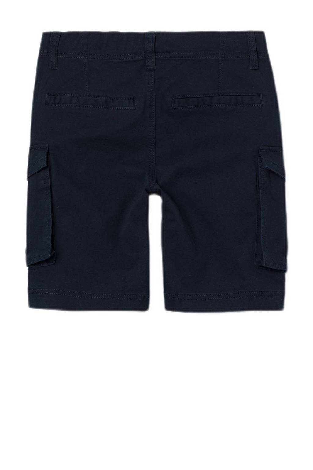 NAME IT regular fit cargo bermuda NKMRYAN donkerblauw