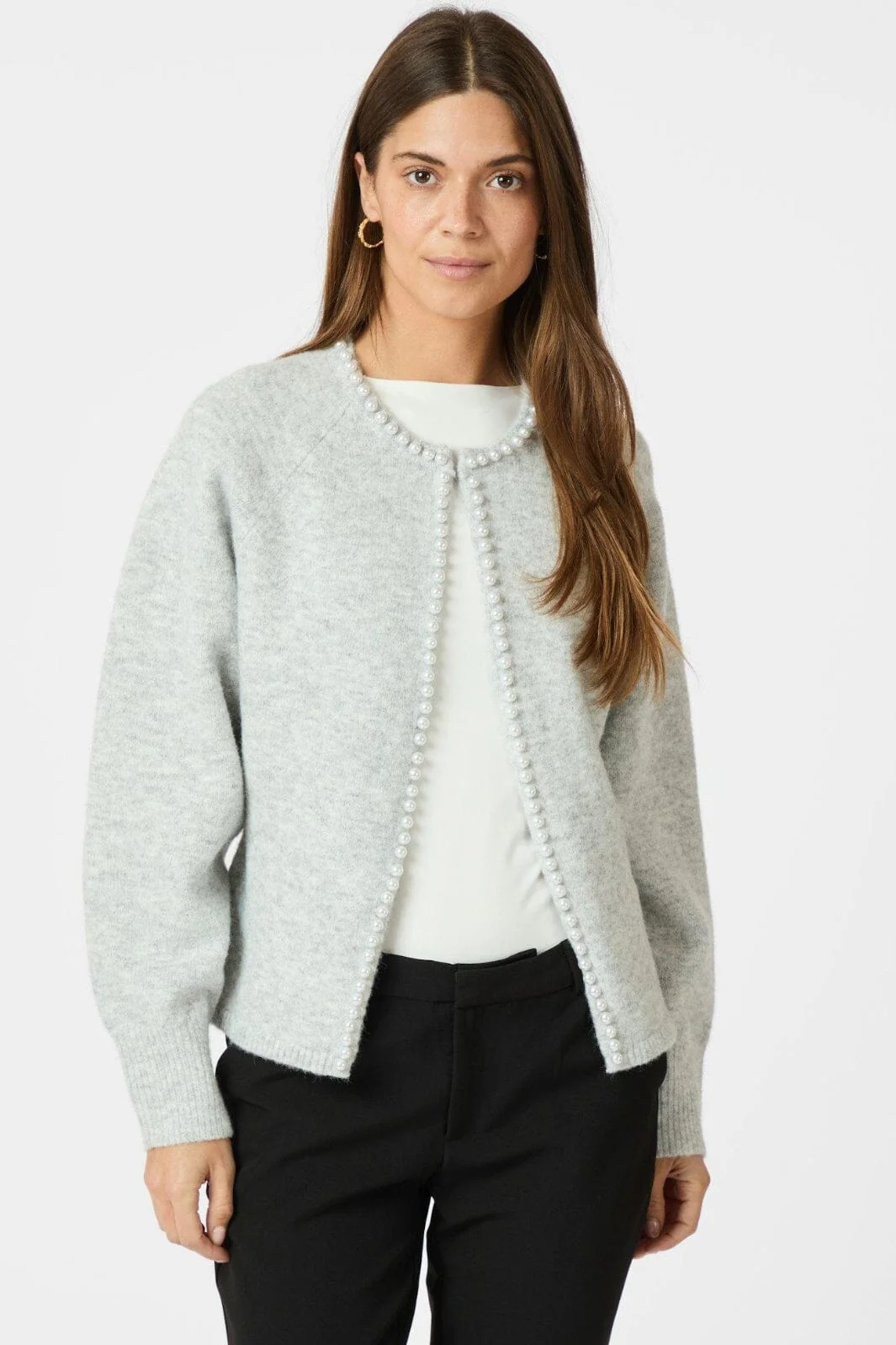 Neo Noir Lilly Pearl Knit Cardigan 163563