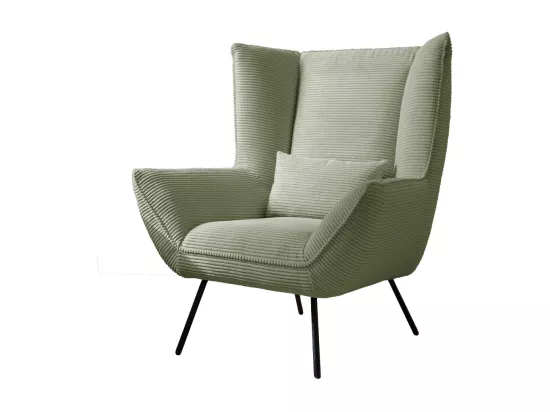 Fauteuil - Vert Velours côtelé - IVA