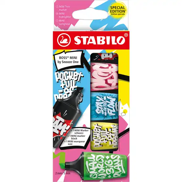 Stabilo Boss Mini by Snooze One 5er Etui