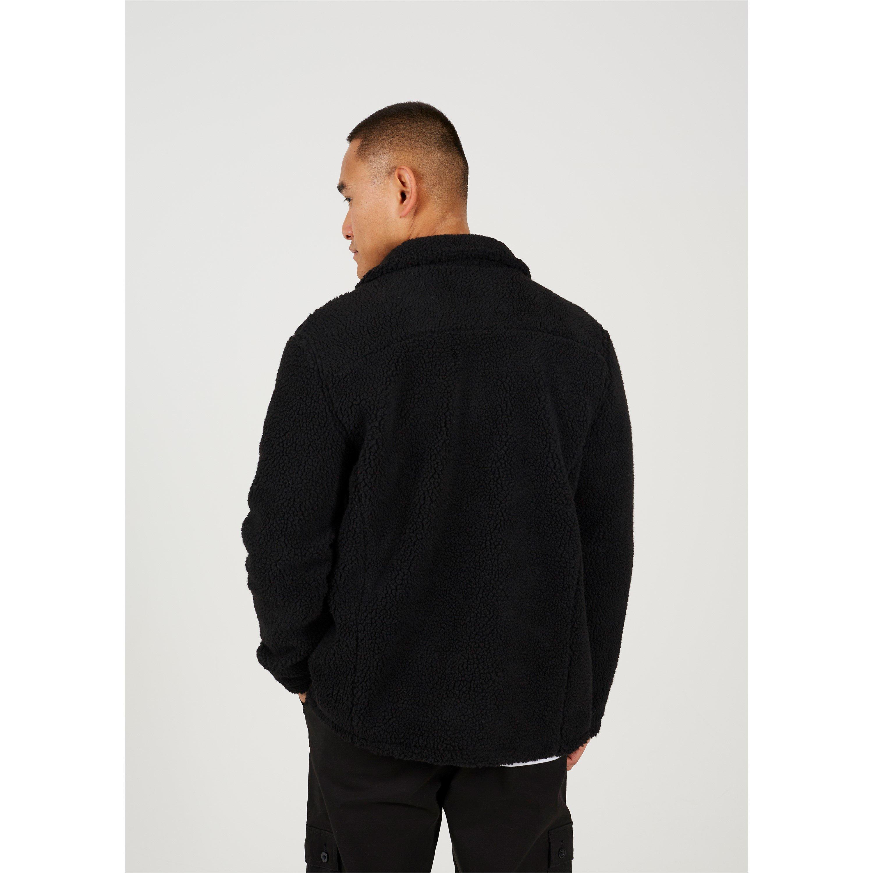 Brave Soul Black Borg Jacket