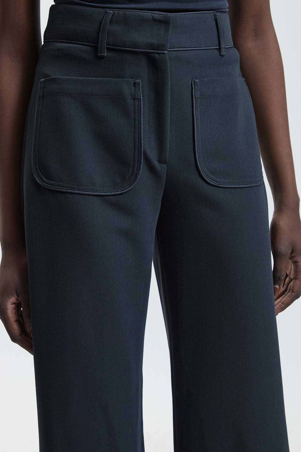 KarenMillen Pantalon Droit Ajusté Extensible À Poches