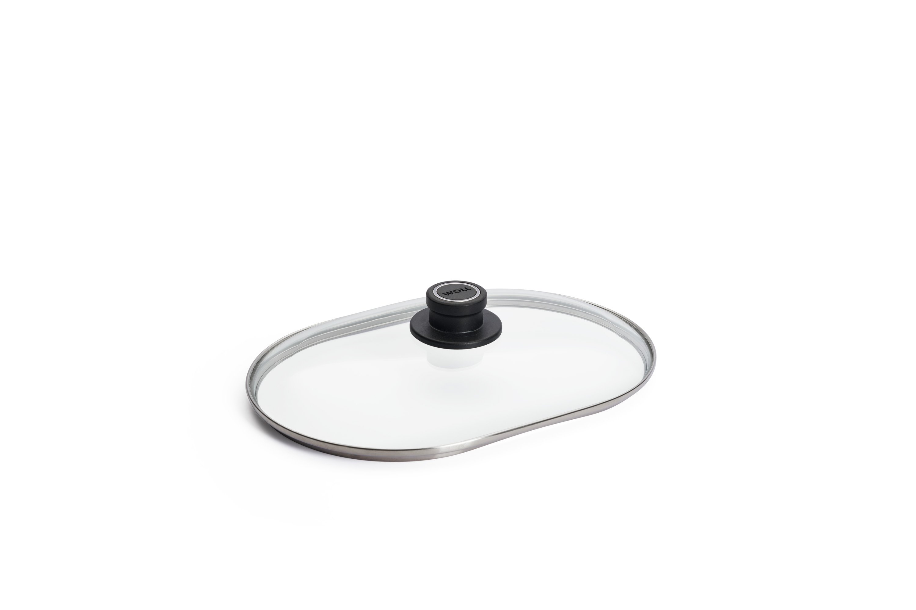 Sicherheitsglasdeckel, oval - Größe: 32 x 22 cm von WOLL