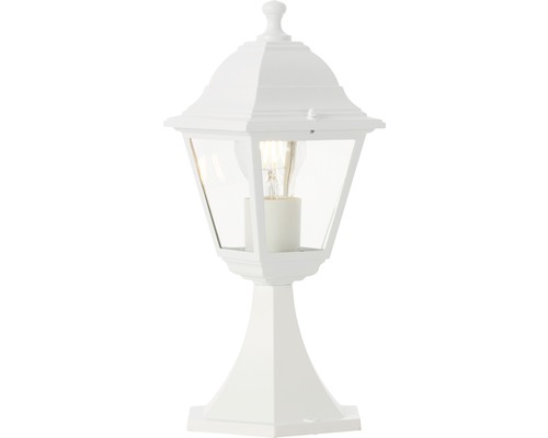 Buiten sokkellamp, 1-lichts, H 36,3 cm, Nissi wit