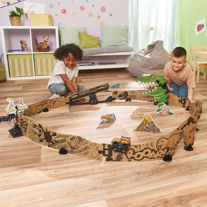 Vtech - Car-Board Racers - Dino-Adventure Set