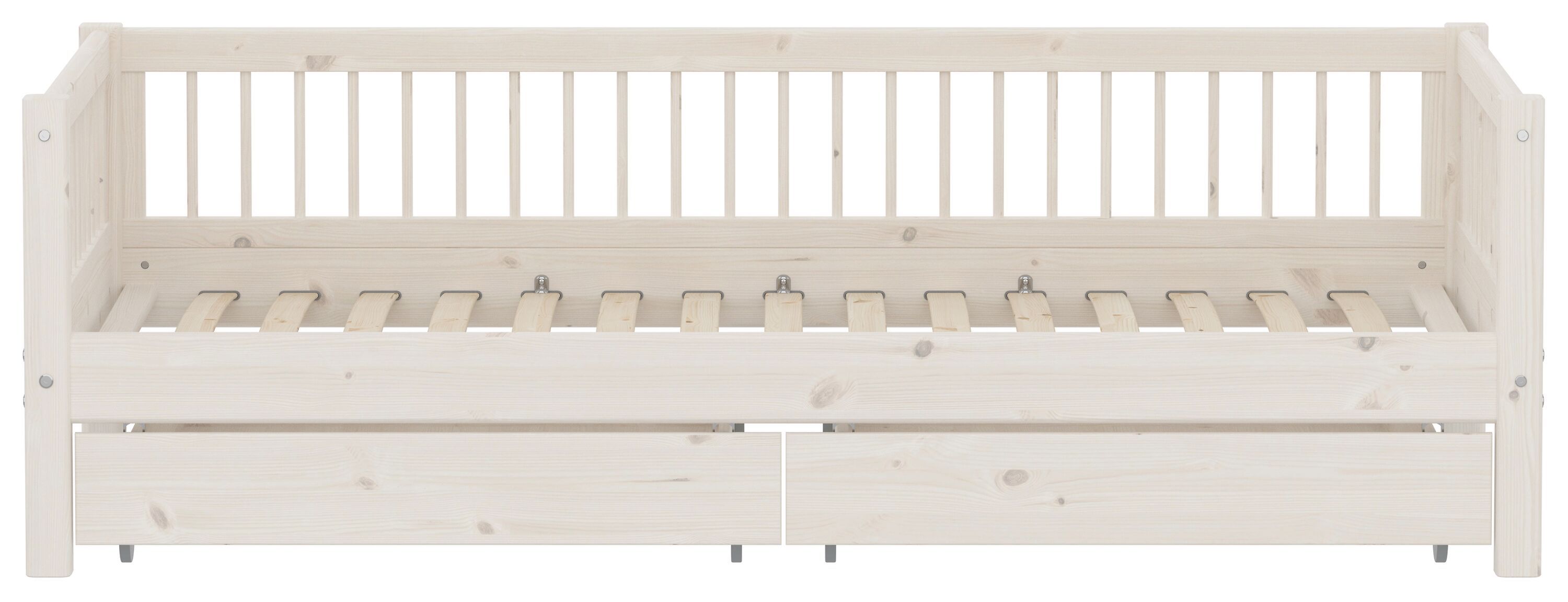 Flexa CLASSIC Kombibett - White Wash / B: 100.0 cm x T: 210.0 cm x H: 67.0 cm
