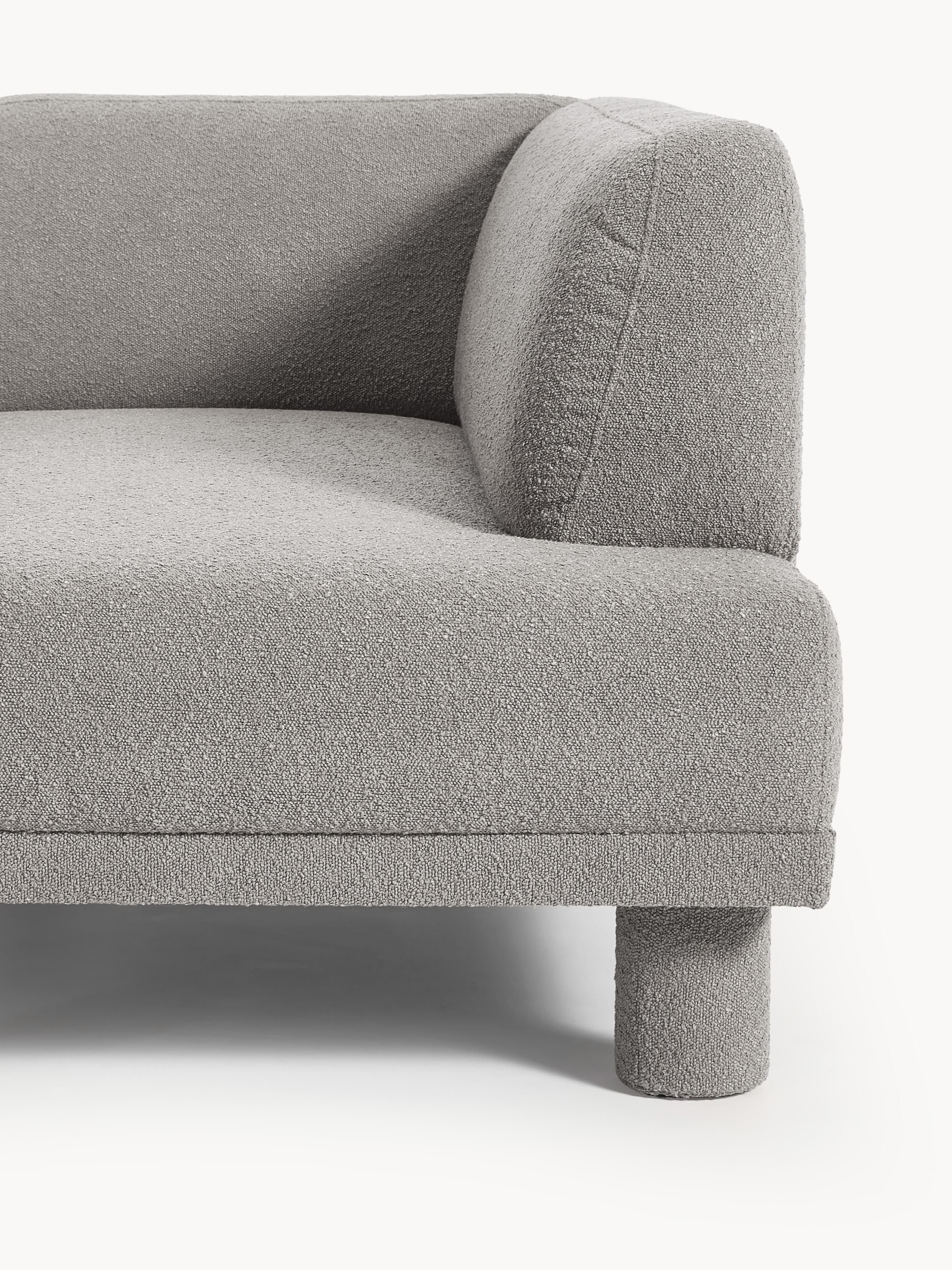Bouclé hoekbank Lilo