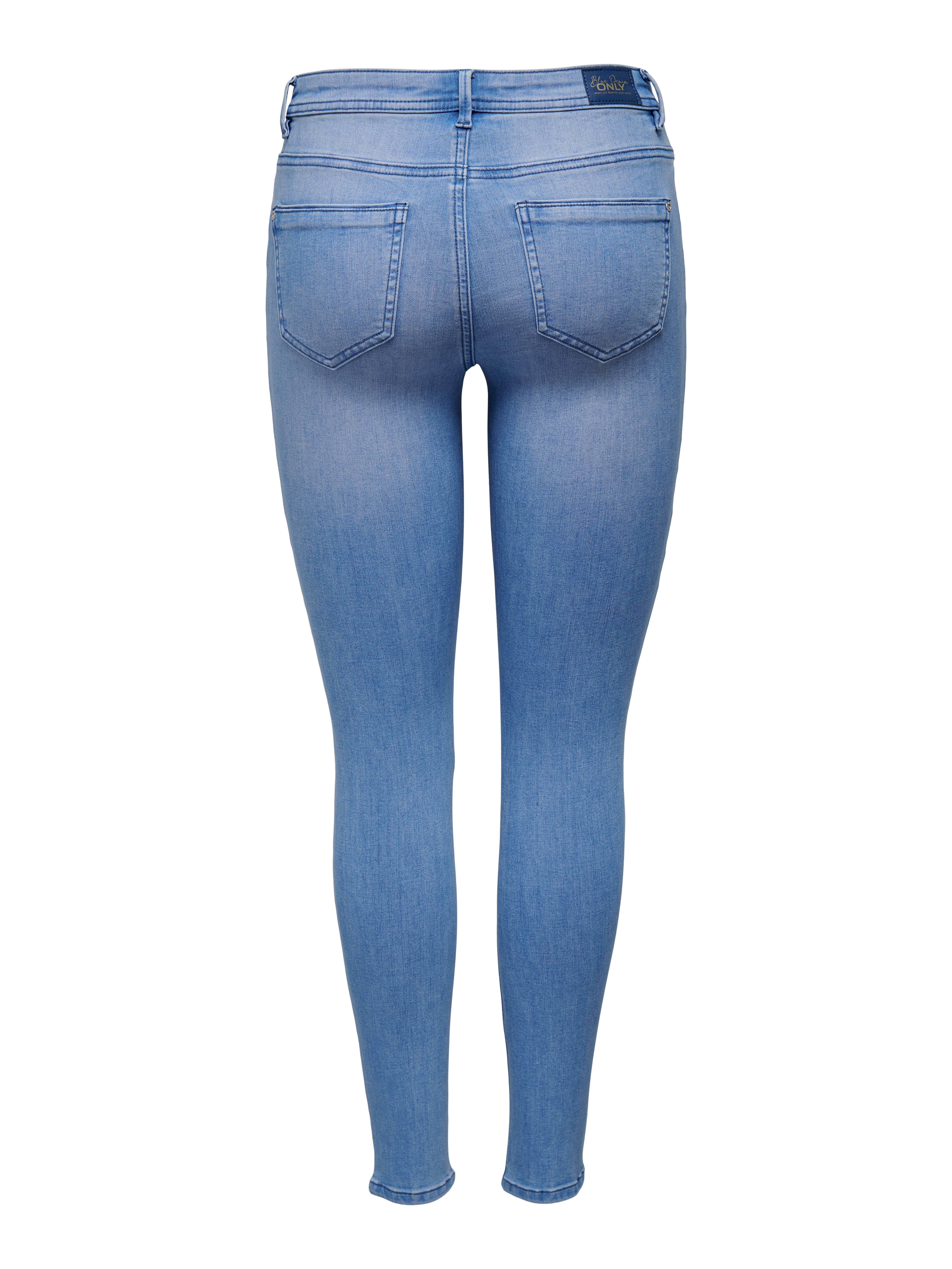 ONLWAUW Mittlere Taille Skinny Fit Jeans Special Bright Blue Denim