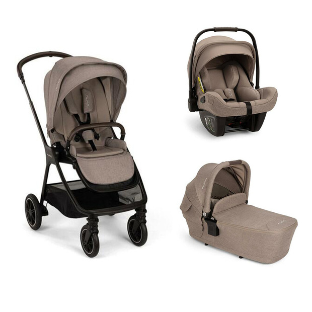 Poussette TRIO Triv Next + Siège-auto Pipa Next + Nacelle Lytl Cedar - NUNA