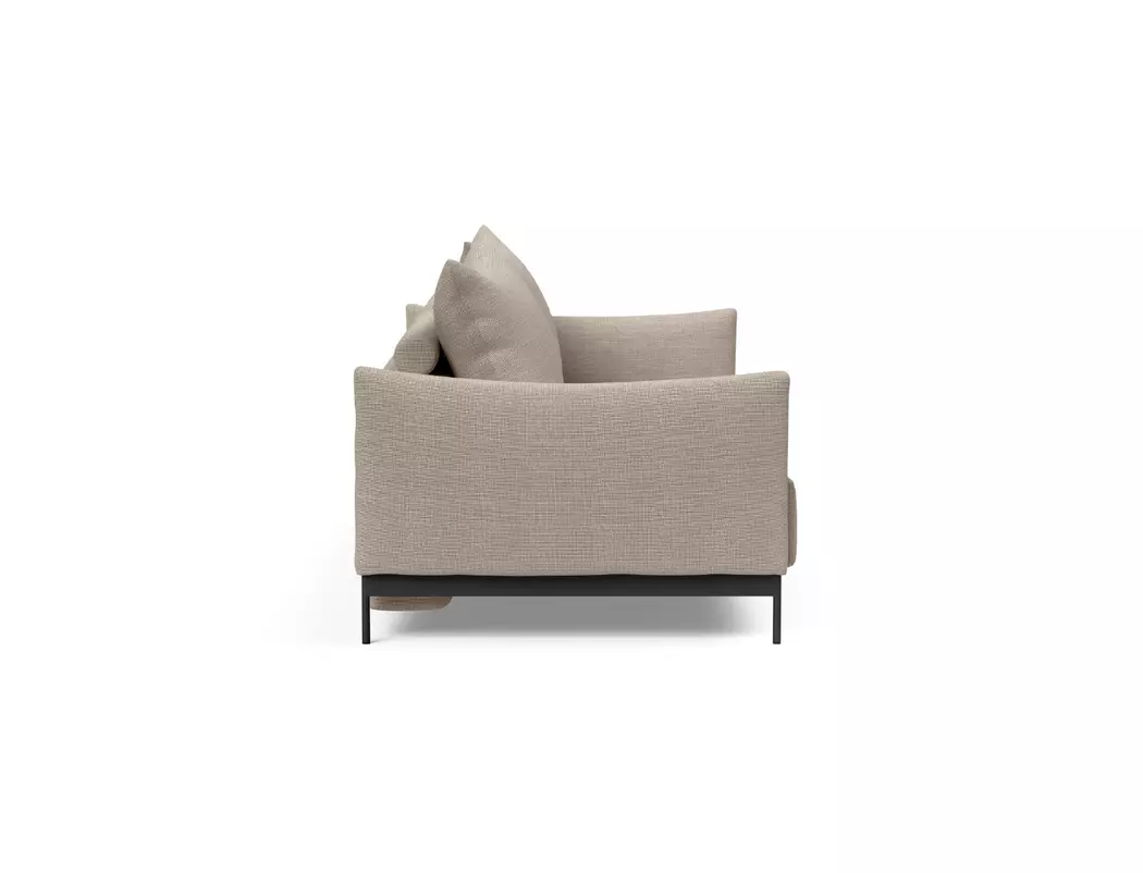 Schlafsofa Malloy Metall schwarz