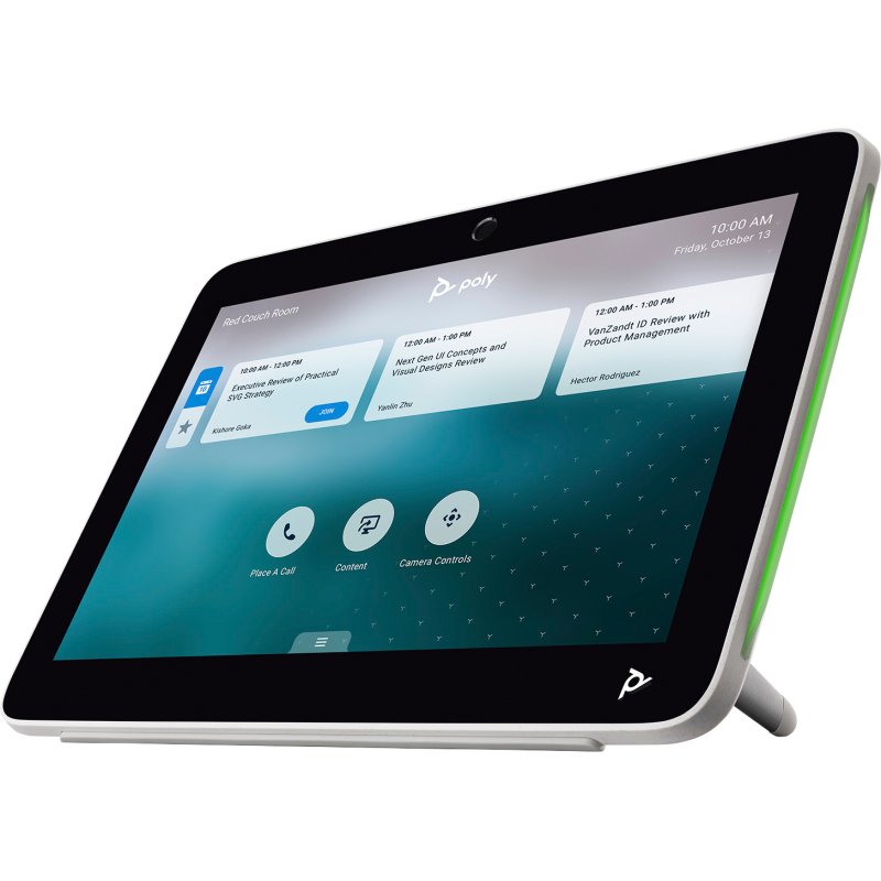 HP Poly TC10 White Touch Controller Blanc