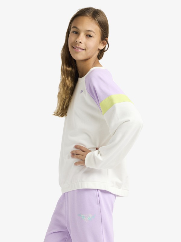 Swell Spirit Sweat Blanc Fille 4-16