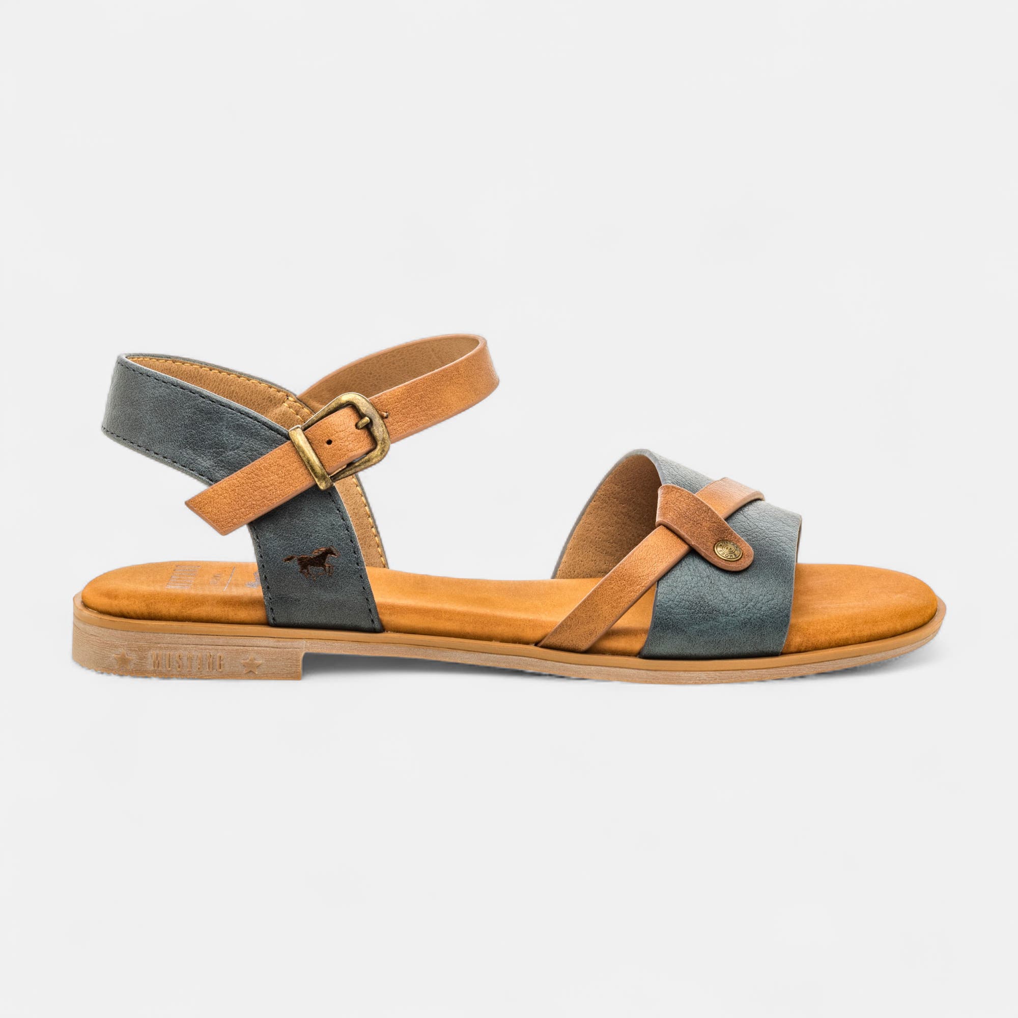 Nu-pieds Femme bleu marine