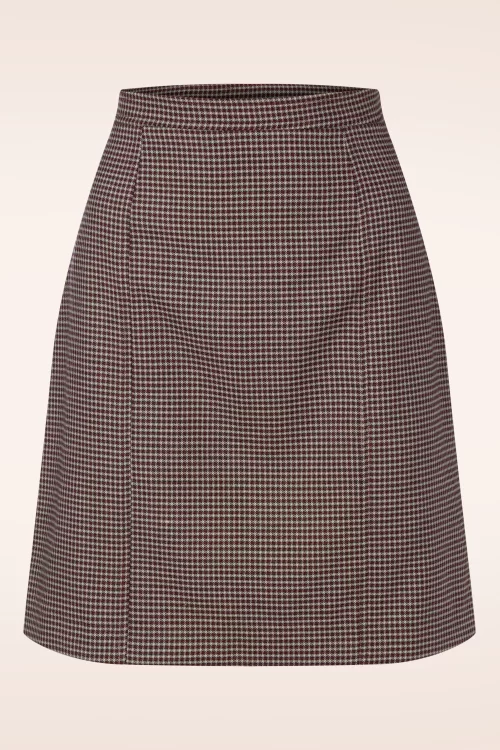 Glamour Bunny Business Babe Nicky checkered rok in multi
