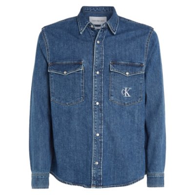 Chemise à manches longues homme Slim Denim CALVIN KLEIN