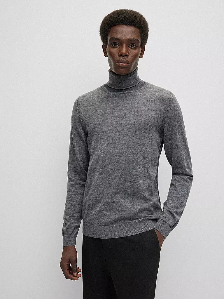 BOSS Pullover grau