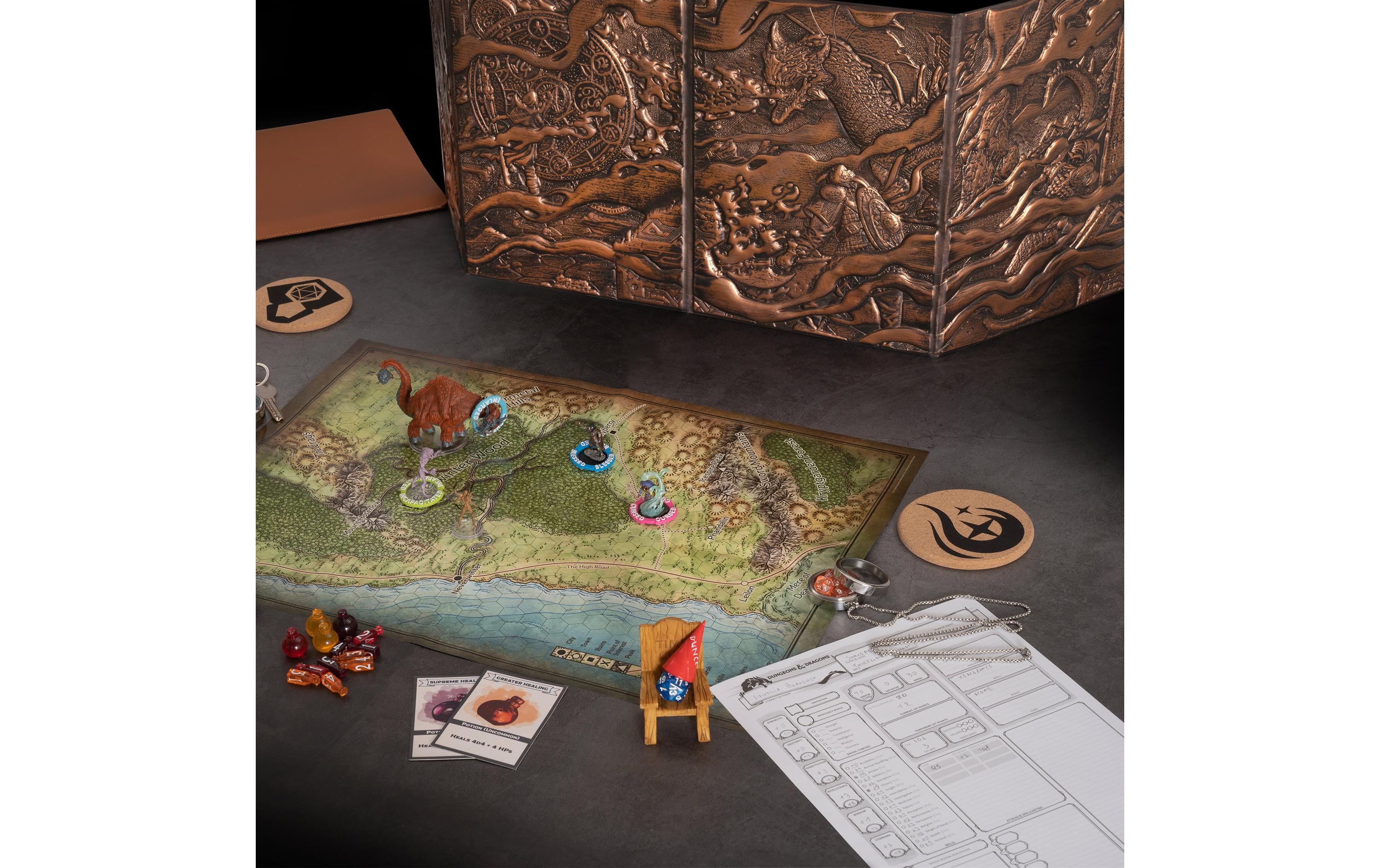 Sichtschirm KupferSpieltrenner für den Dungeon Master