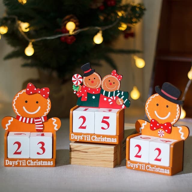 Nedtælling til jul honningkagemand Træ adventskalender