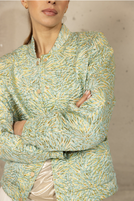 Kimara groene dames jas