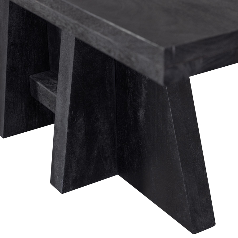 WOOOD Kean eettafel 220x100 zwart