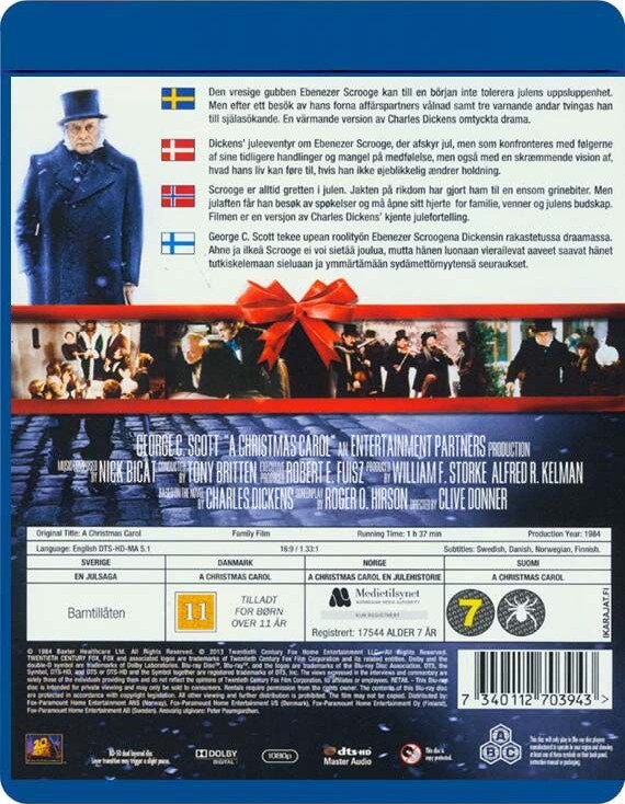 A Christmas Carol - Blu-Ray