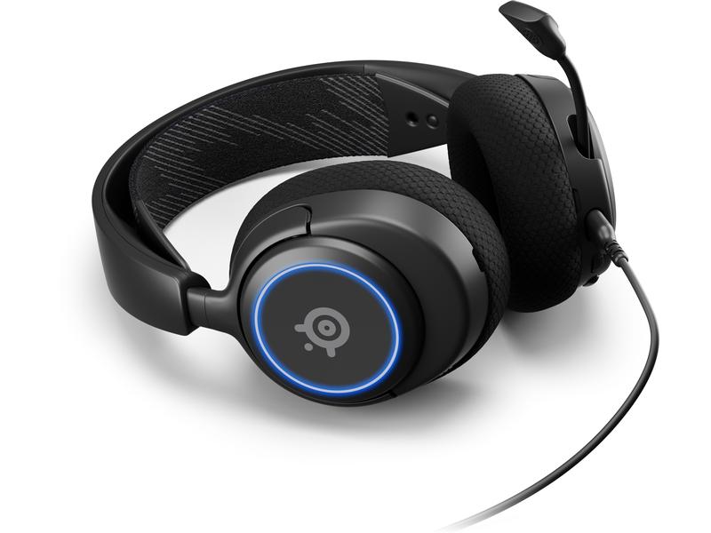 Steel Series Headset Arctis Nova 3 Schwarz Over-Ear Gaming-Headset mit Surround-Sound