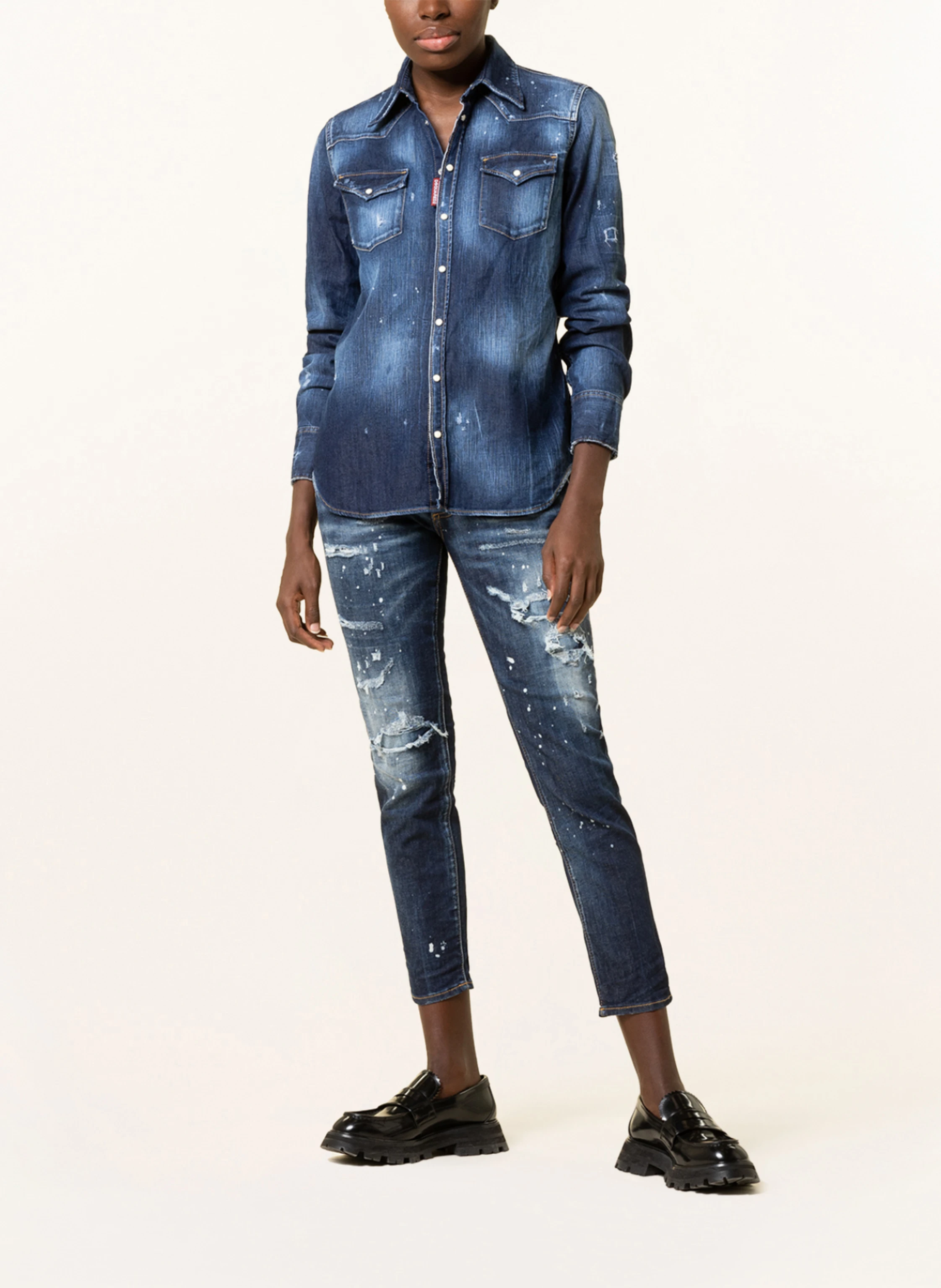 DSQUARED2 Destroyed Jeans JENNIFER