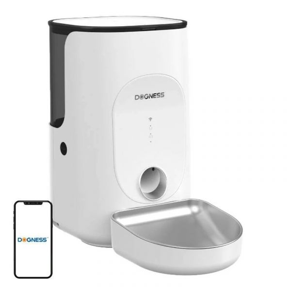 Dogness Dispensador de Comida Inteligente Wireless 5G 4L Tijela Metal