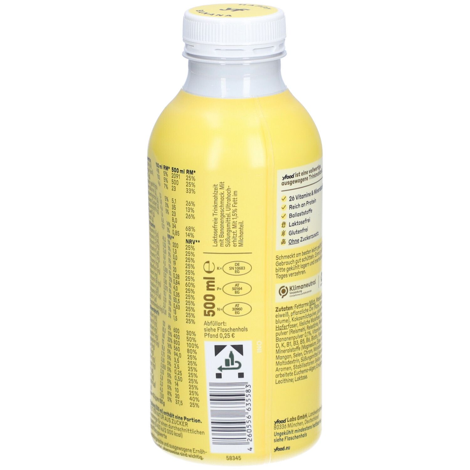 yfood Drink Happy Banana