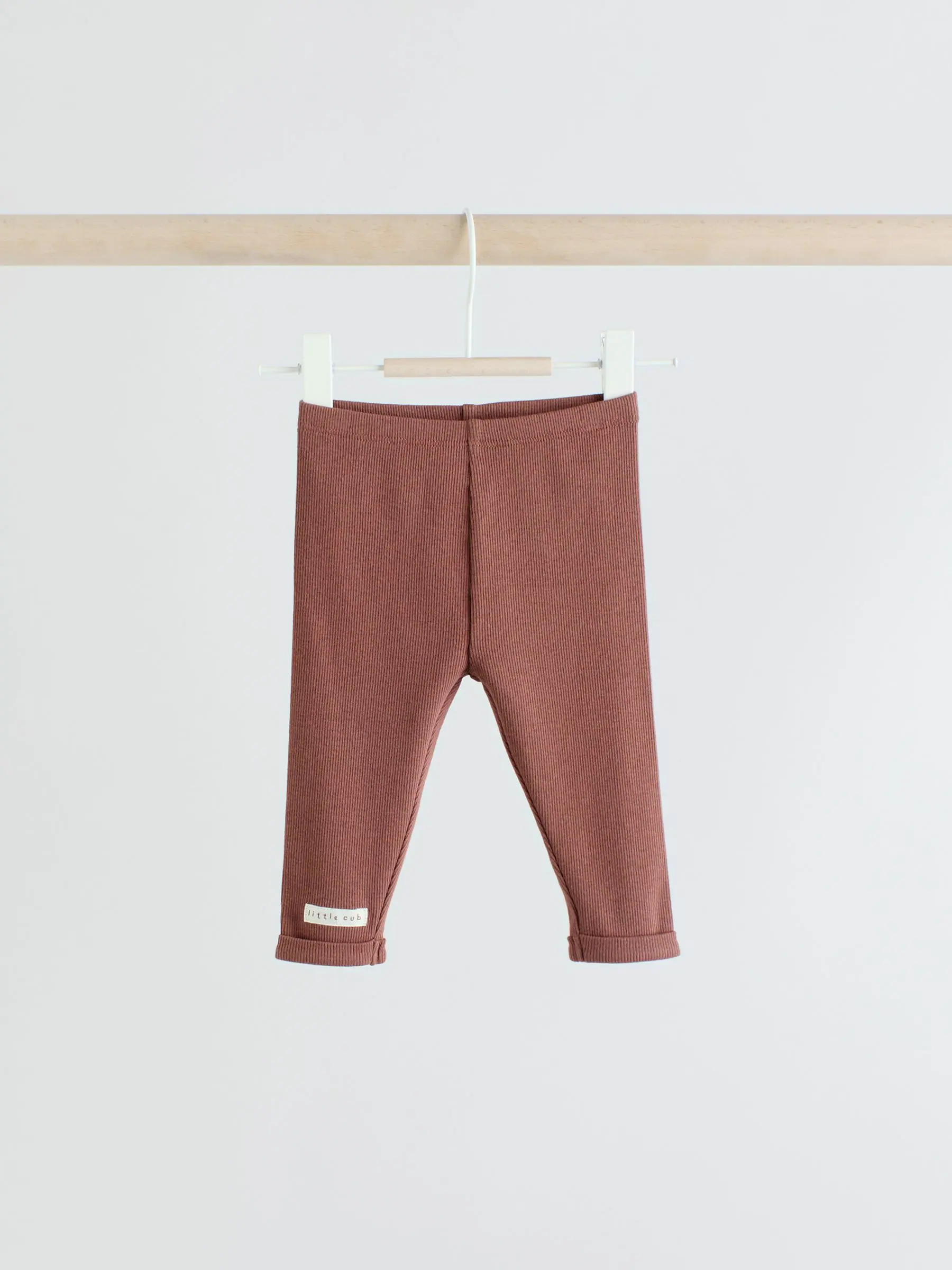Marineblauw/bruin met beer - Tops en Leggings 6 -delige babyset (0mnd-3jr)