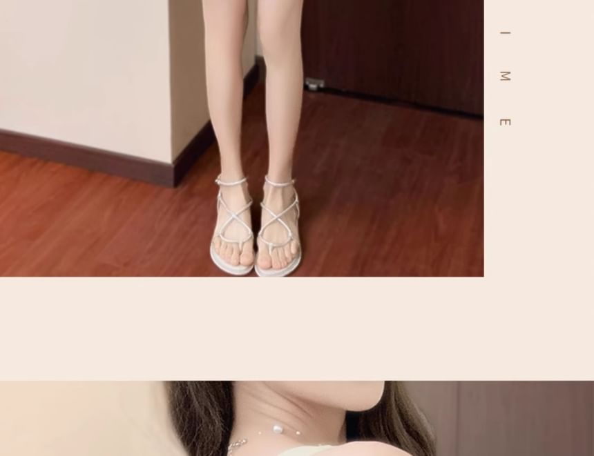 Kansen - Sweetheart Neck Plain Cutout Twist Swimdress / Plain Cover Up Jacket / Set