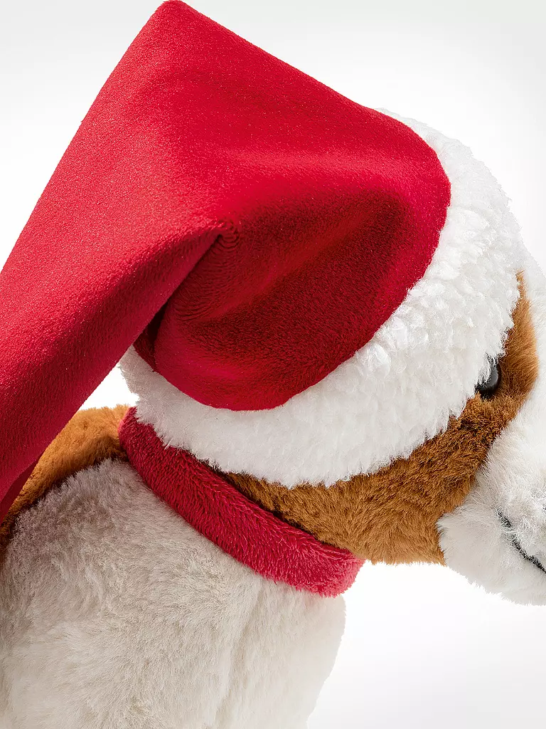 STEIFF Cosy Christmas Snuffy Hund 27cm beige