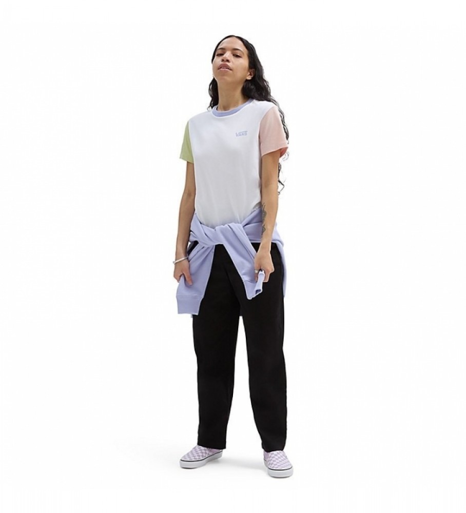 Camiseta Vans Colorblock Crew Branca