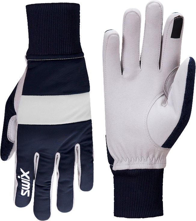 Cross Glove Dame Dark Navy/Snow White