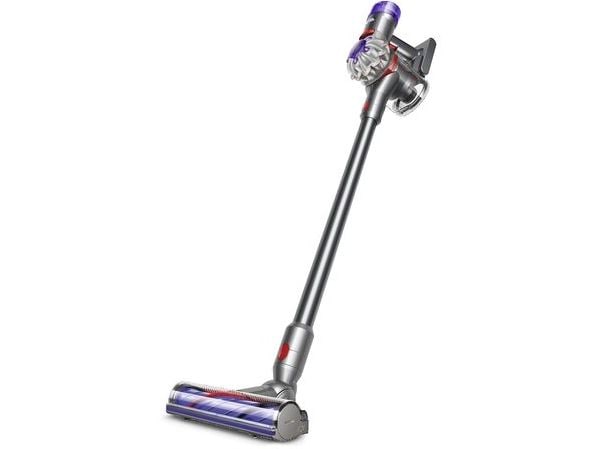Dyson Akku-Hand- und Stielsauger V8 Advanced Silber/Violett Kabelloser Staubsauger für Haushalte mit Haustieren