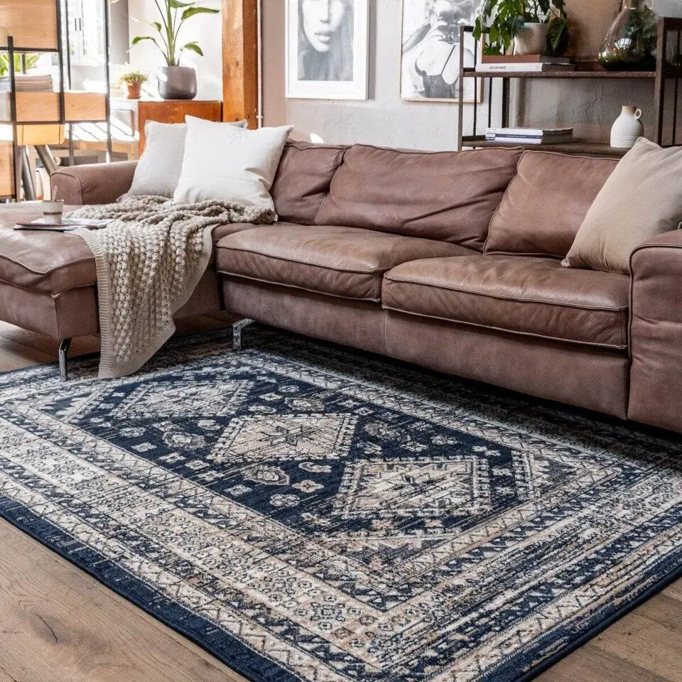 Interieur05 Vintage Vloerkleed Aila Blauw - 230 x 160 cm