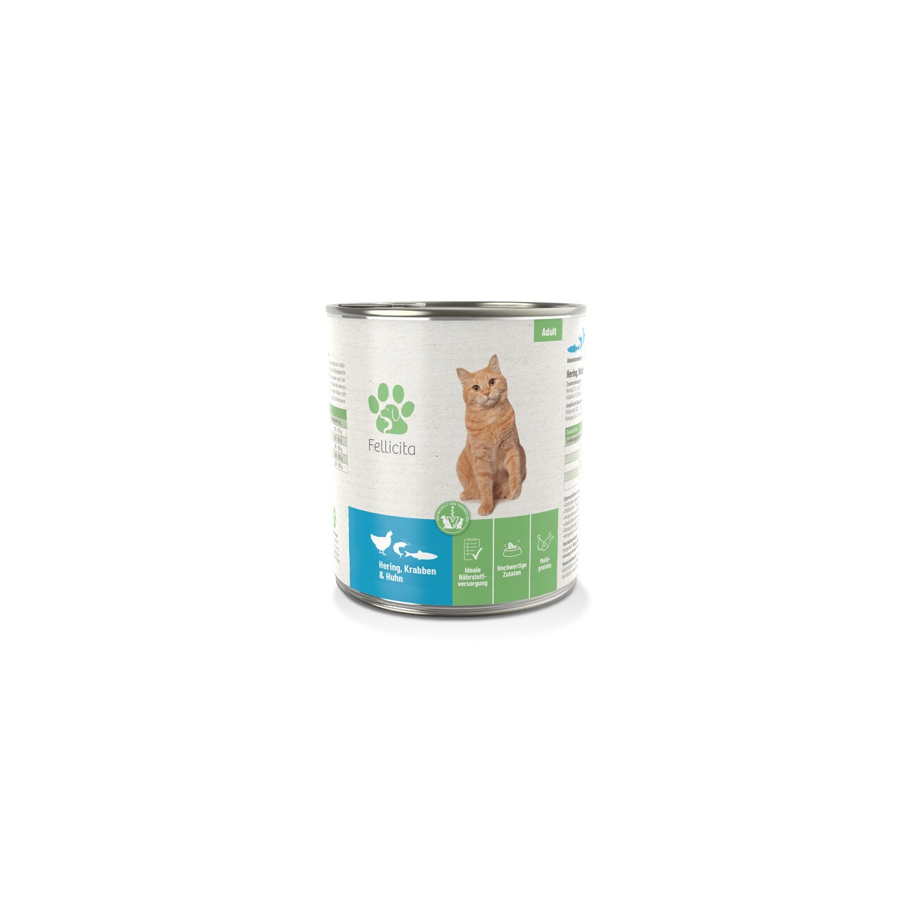 Fellicita Hering, Krabben & Huhn 6x 800g