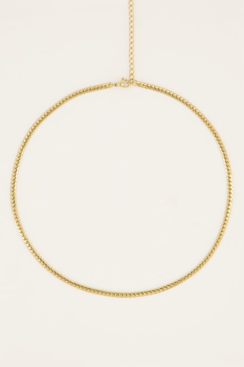 Schakelketting met platte schakels