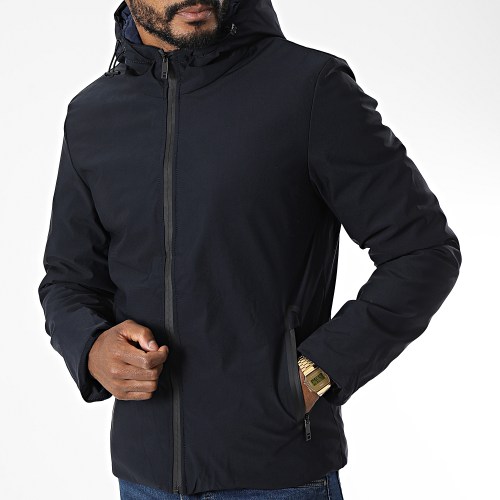 Veste Zippée Capuche TR-2203 Bleu Marine