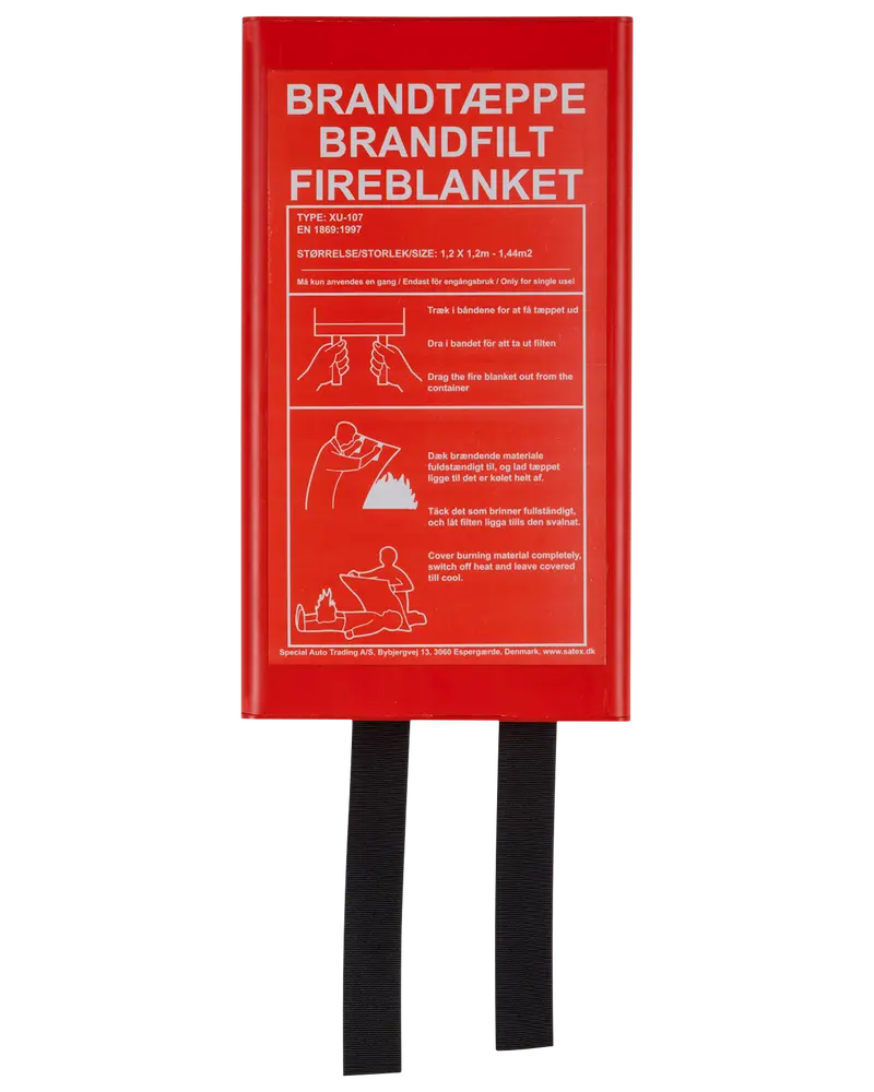 BRANFORD Brandtæppe 120 x 120 cm