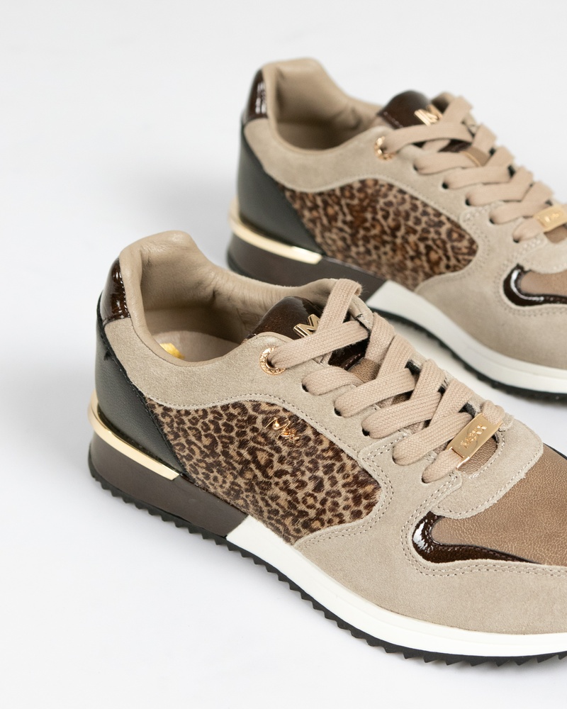 Mexx Fleur Ellen Lage sneakers  - bruin