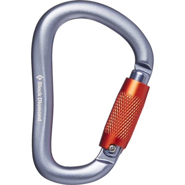 Mousqueton escalade BLACK DIAMOND ROCKLOCK TWISTLOCK CARABINER GRAY
