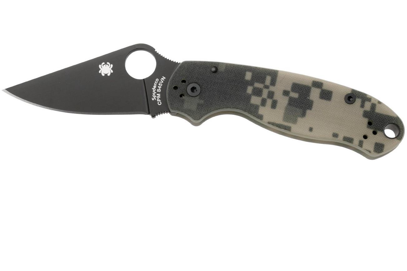 Spyderco Para 3 Camo Black C223GPCMOBK zakmes