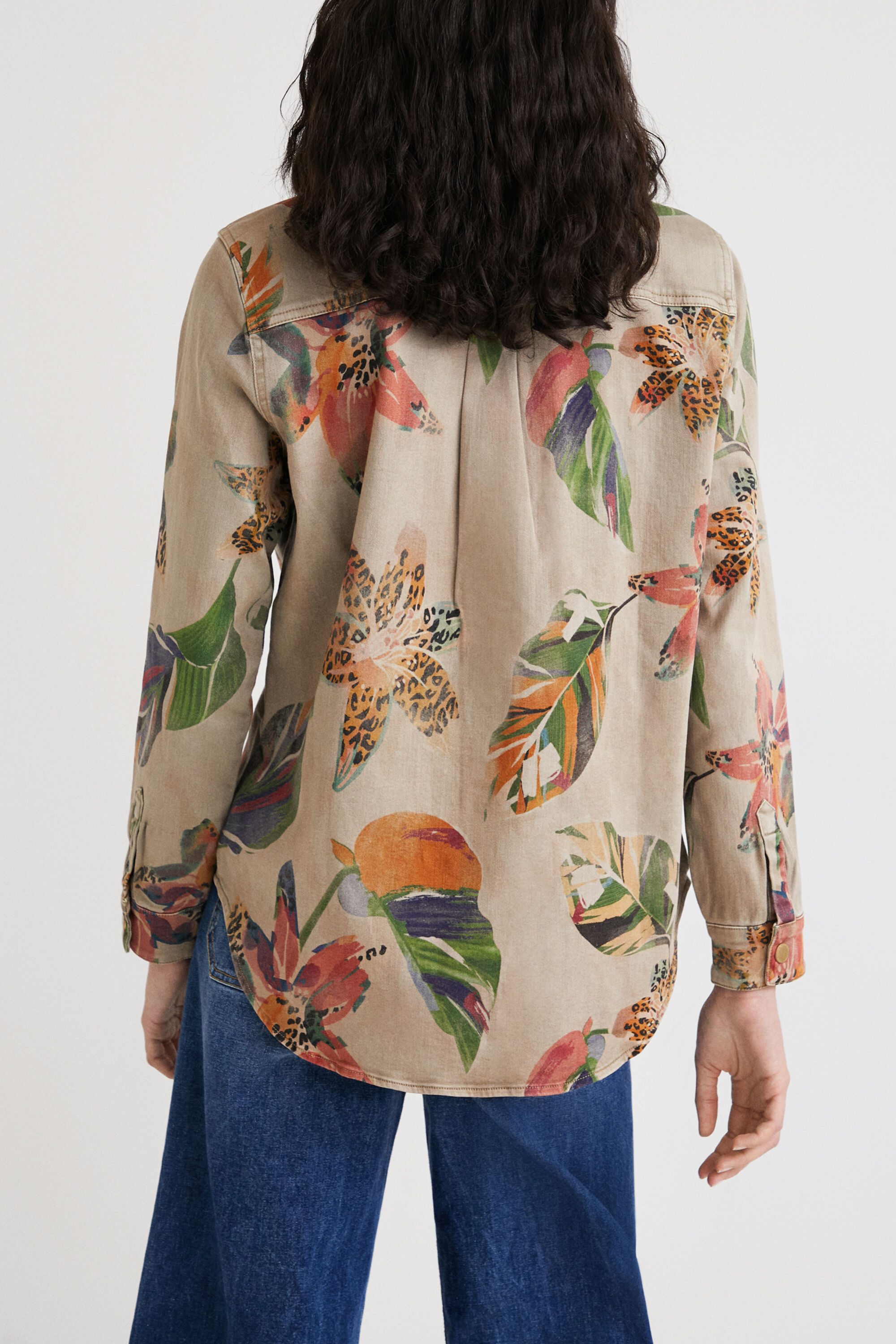 Chemise à fleurs