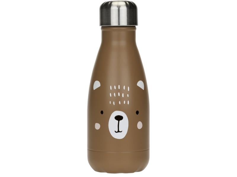 KOOR Trinkflasche Orsetto 260 ml Thermosflasche aus Edelstahl