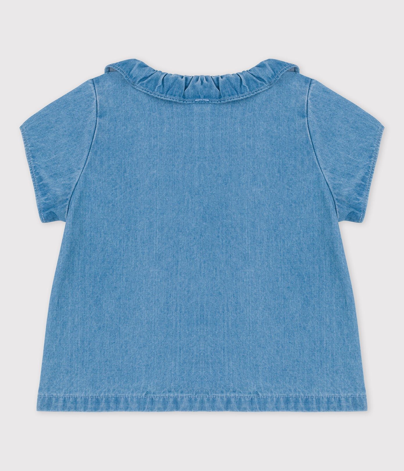 Blouse en denim léger bio bébé