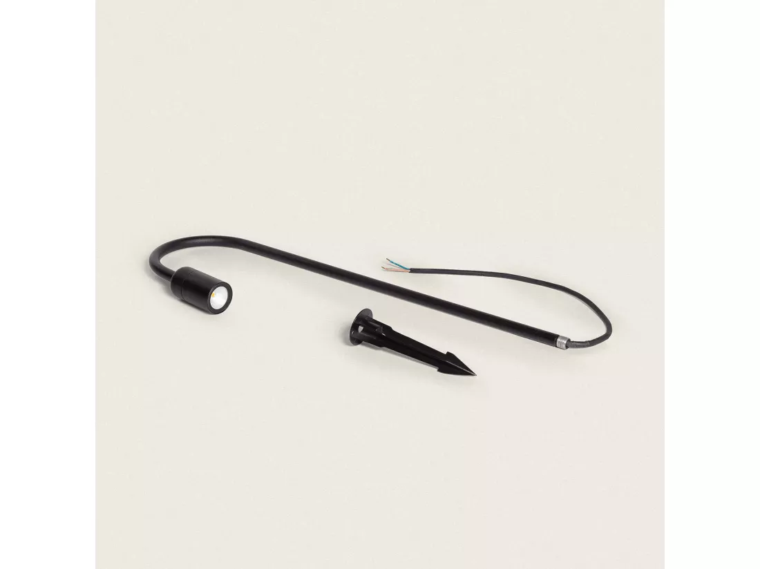 Balise Extérieure LED 4W 60cm sur Pied Garmil Noir mat